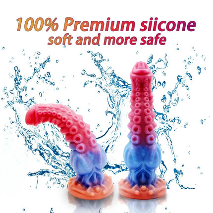 S/M/L Tentacle Anal Dildo Thick Silicone Monster Dildo Huge Penis Fake Dick Alien Dildo With Suction Cup Sex Toys For Women Men