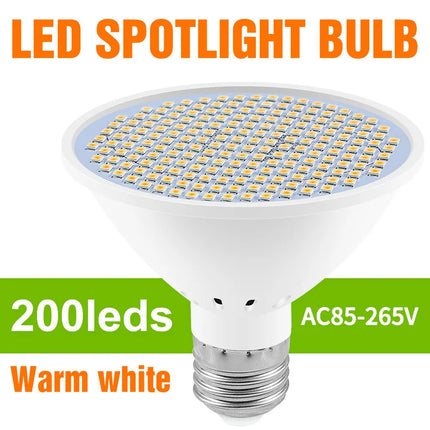 LED E27/E26 Light Bulb AC220V Spotlight Ceiling Lamp 126/200/300leds Chandelier 110V Home Study Room Balcony Lighting Cool/Warm