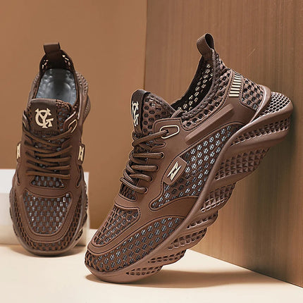 Summer Men Casual Shoes Fashion Lightweight Mens Running Walking Sneakers Mesh Breathable Male Jogging Sports Shoes