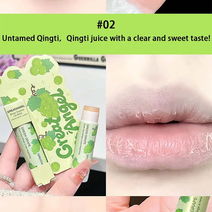 1/3Pc Fruit Lip Balm Moisturizing Clear Lip-Primer Mask Cute Jelly Tinted Lip Stick Lighten Lines Plump Lip Care Makeup