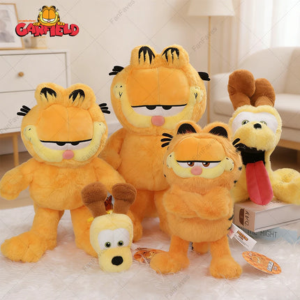 Garfield Original Plush Toy 10-30cm Garfield Cat Teen Adult Version Stuffed Doll Anime Plushie Christmas Birthday Gifts