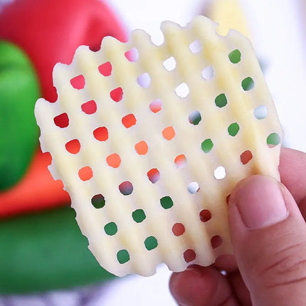 Potato Slicer Potato Net Format Wipe Wave Net Flower Knife Household Accessories Convenient