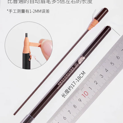 3PCS high-quality 2mm ultra-fine wire eyebrow pencil with precision carving, quick drawing, smooth and waterproof makeup pen