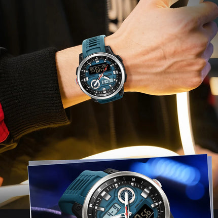 SANDA Fashion Brand Sport Electronics Watches for Men Outdoors Analog Digital Man Watch Luminous Waterproof Backlight Wristwatch
