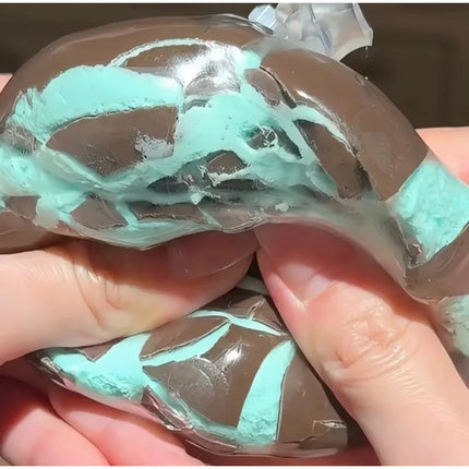 New Crunchy Chocolate ASMR Handmade Ball Stress Anxiety Relief Slow Rebound Squishy Squeeze Sensory Fidget Gifts For Kids Adults