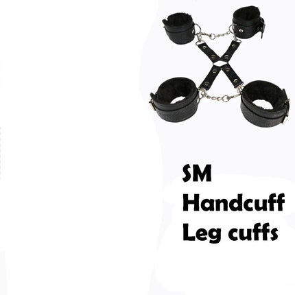 SM Handcuff Restraint Cuffs Leg Cuff Sex Toy Kits BDSM Bondage Gear Hand Leg Restraint Straps 18+ Adult Couple Sextoy Kits Shop