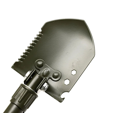 Outdoor Multi-Function Engineer Life Saving Shovel - Thickened Double Handle Folding Shovel for Camping and Outdoor Adventures