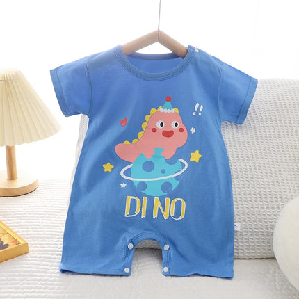 New Summer Baby Crawling Clothes  Newborn Children Jumpsuit Boy Baby Thin Girl Short-sleeved romper