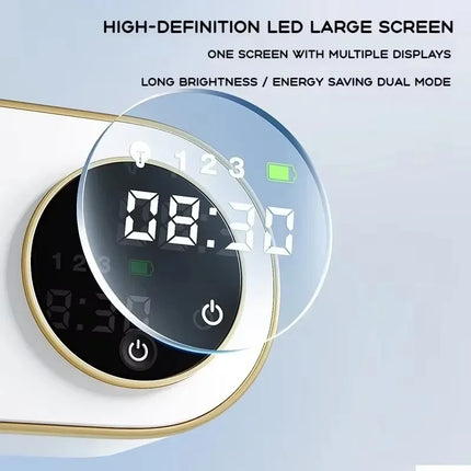 Wall Mounted Automatic Soap Dispenser with Large Capacity Non-contact Rechargeable Sensor Kitchen with LED Intelligence Cleaning