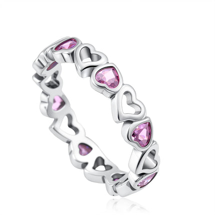 Hot Selling New 925 Silver,Heart-shaped,Snake Shaped,Snowflake Ring suitable for European Women' Holiday Gifts,Exquisite Jewelry