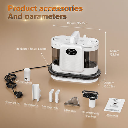 OMESER C988  Steam Spot Cleaner 15kpa 1650w Vacuum Cleaner Spray Suction Integrated Handheld Cleaning Carpet Cleaner Machine