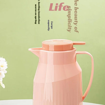 Glass thermos double-layer kettle household 1L large-capacity hot water bottle liner vacuum thermos bottle warmer coffee kettle