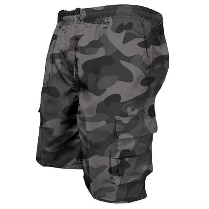 Men Military Tactical Shorts Summer Loose Casual Cargo Shorts Multi Pocket Outdoor Jogging Sweatpants Hiking Pants