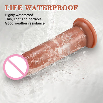SML Realistic Big Dildo for Women Beginners Skin Sliding Foreskin Anal Vaginal Stimulation Penis Sex Toys Penis Suction Cup 18+