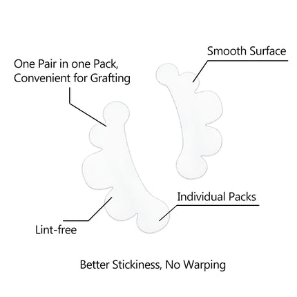 20/50Pairs Lash Extension Eye Stickers Hydrogel Patches Grafting Eyelashe Under Eye Pads Eyelashes Extension Lashes Tools Makeup