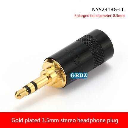 Gold-plated Jack 3.5mm  Single Channel3 Pole Female Plug 1/8″ Headphone Notebook Microphone Audio Interface Extension Cable Plug