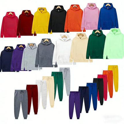 spring autumn Women's Solid Color Hoodies Sports tops pants Sweatshirts Fashion casual pullover free collocation Women Hoodies