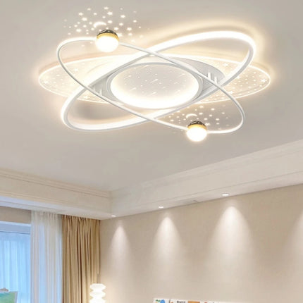 Modern LED Chandelier Light Luxury Starry Sky Home Decor Living Children's Room Bedroom Lamp Indoor Lighting Kids’ Pendant Ligh