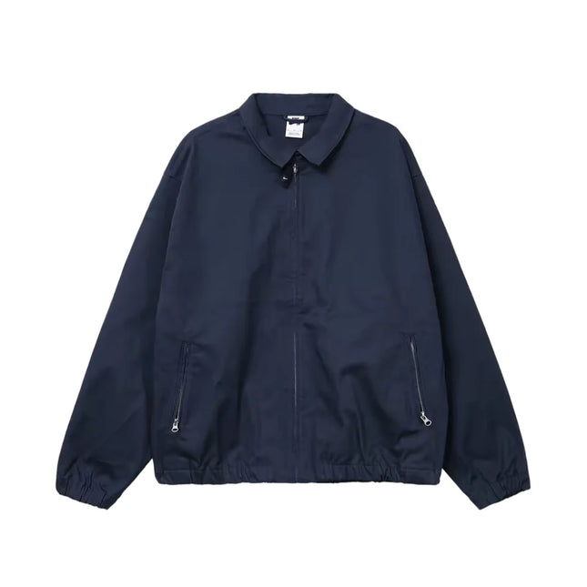 Nike SB Solid-Color Minimalist Versatile Comfortable Breathable Woven Twill Skate Jacket for Men, Dark Navy FQ0407-410