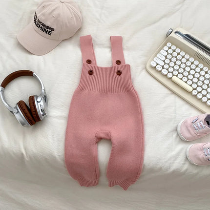 0-24M Newborn Baby Girl Autumn Winter Romper Long Sleeve O-Neck Knitting Jumpsuit Newborn Baby Knitted Purple Ruffled Clothing