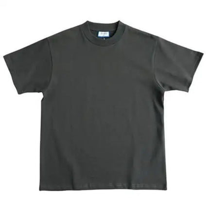 American Heavy 400g Short-sleeved T-shirt Men's Pure Cotton Loose Bottoming Shirt Round Neck Solid Color Long-sleeved Women