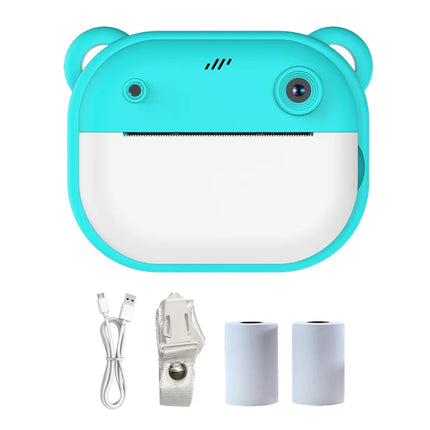 Children Thermal Print Camera Toy Wireless Bluetooth Inkless Instant Print Photo Note Camera Kids Early Education Study Toy Gift
