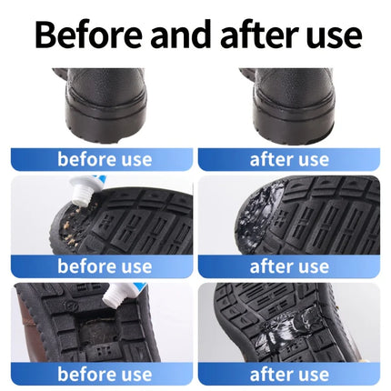 Waterproof Shoe Sole Repair Glue Super Strong - Durable Sealant for Crack Filling, Black Repair Paste for Rubber Materials