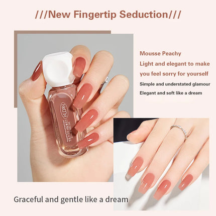 10ml Water-based Nail Polish Long Lasting Tearable Quick Dry No Bake Semi-permanent Varnish DIY Fashion Manicure Nail Art