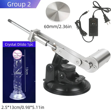 Reciprocating Linear Fuvk Machine Mini Telescopic Linear Actuator 3XLR Telescopic Sex Machine Masturbation Sexual Toys