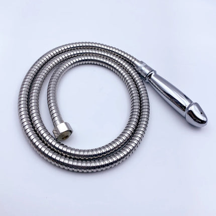 Metal Dildos Anal Douche Enema Syringe Anal plug Shower Head Anal Cleaning Kit Butt Plug Bathroom Supplies Adult Gay Sex Toys