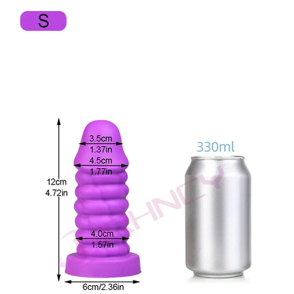S-XXXL Huge Anal Dildos Soft Silicone Butt Plug Big Anal Plug with Suction Cup G-spot/prostate Massage 18+ Masturbate Sex Toys