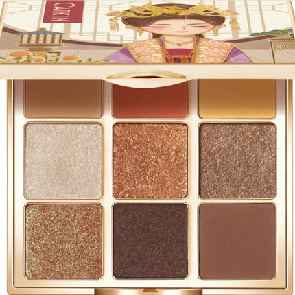CATKIN Eyeshadow Palette Makeup, Matte Shimmer 9 Colors, Highly Pigmented, Creamy Texture Natural Bronze Neutral