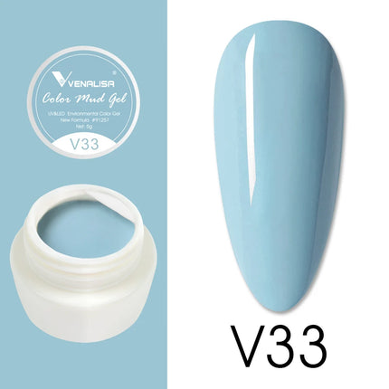 VENALISA Color Mud Gel Pure DIY Nail Art Design UV Gel Polish Professional Manicure Varnishes for Quality Artistry