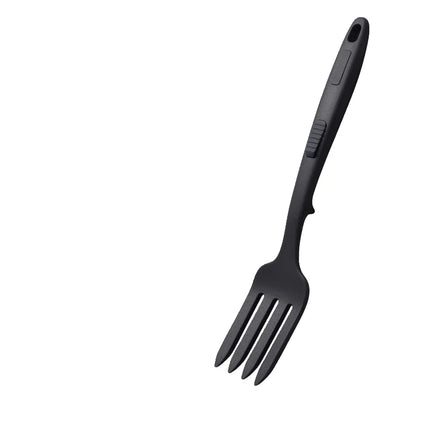 Innovative Pasta Fork with Push Release Slider Heat Resistant Noodle Salad Server Creative Kitchen Gadget Easy Food Release Bbq