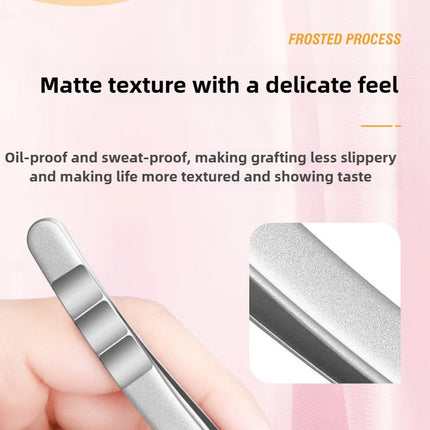 High Precision Eyelash Tweezers Beauty Eyelash Professional Grafting Eyelash High-Precision Flowering Tweezers