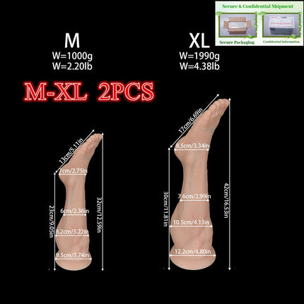 Soft Silicone Big Fisting sole Anal Plug Strong Suction Cup Hand Butt Plug Long Fisting Vagina Dilator Sex Toy for Women Men 18+
