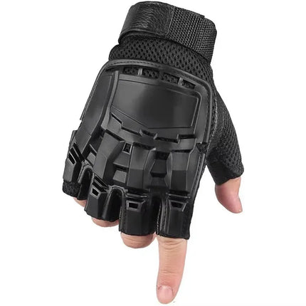 Tactical Hard-Shell Breathable Gloves Full/Half Finger Motorcycling Cycling Outdoor Gloves Accessory