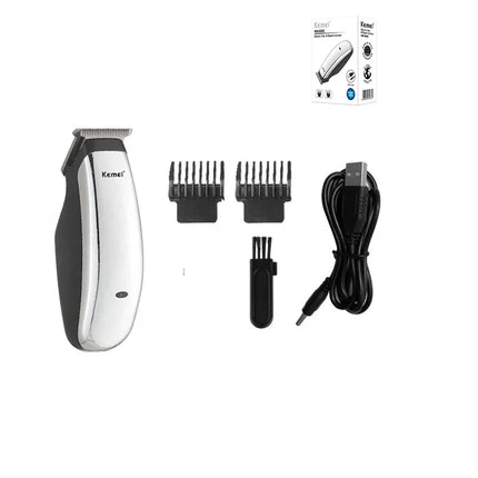 Kemei Newly Design Electric Hair Clipper Mini Portable Hair Trimmer Cutting Machine Beard Barber Razor Men Style Tools KM-666