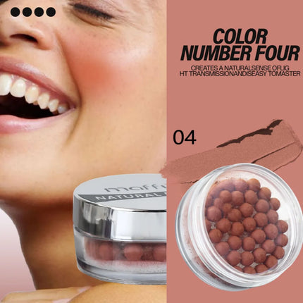 Matte Natural Temperature Change Powder Blusher, Lip And Cheek Dual-Use, Durable Natural Powder Blusher Cream