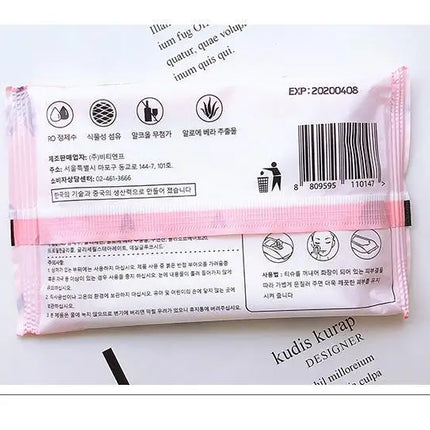 Disposable Portable Makeup Remover Wipes Three-in-One Deep Cleansing Affordable 10 Pieces Set Convenient Travel Size