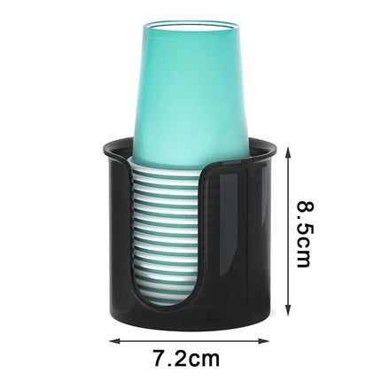 Acrylic Disposable Paper Cups Holder Cosmetic Cotton Storage Rack Bathroom Mouthwash Cup Dispenser Makeup Table Organizer