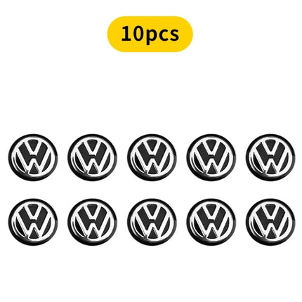 Car Remote Key Logo Metal Emblem Stickers For Volkswagen VW GTI Polo Golf Passat Tiguan Arteon Touareg Taigo Caddy Jetta Beetle