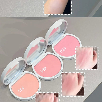 Monochrome Soft Mist Blush Highlights Cream Tangerine Peach Natural Apricot Nude Pink Cheek Purple-Blue Matte Brighten Makeup