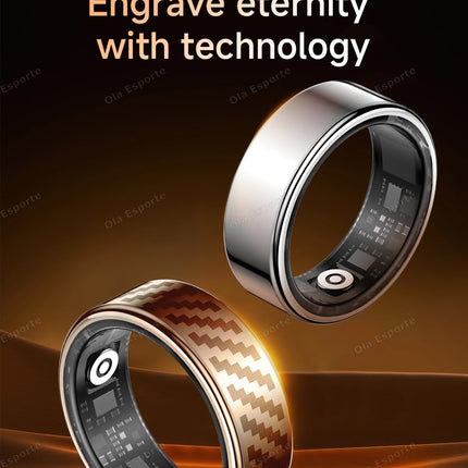 2025 New Smart Ring Call Alert Heart Rate Blood Oxygen Monitoring Pedometer Calorie Multifunctional Fitness Smart Finger Rings