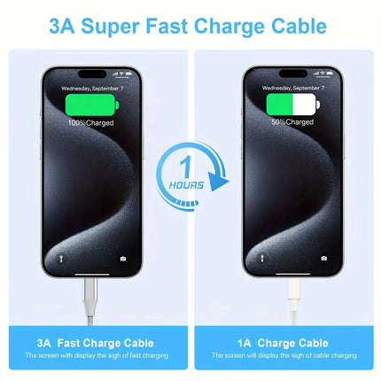 LAIHONEN USB A to USB C cable fast charging Type C charging cable suitable for iPhone 16 15 Pro Max Plus for Samsung Galaxy S24