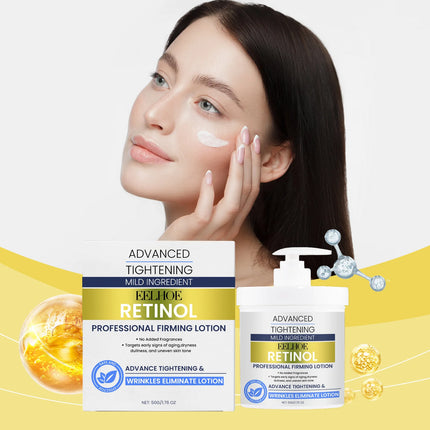 EELHOE Retinol Body Lotion Skin Tightening Elasticity Improve Sagging Moisturizing Nourishing Skin Smooth Repair Skin Care Cream
