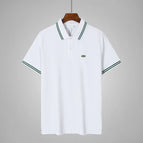 L / Bar collar White with fish label