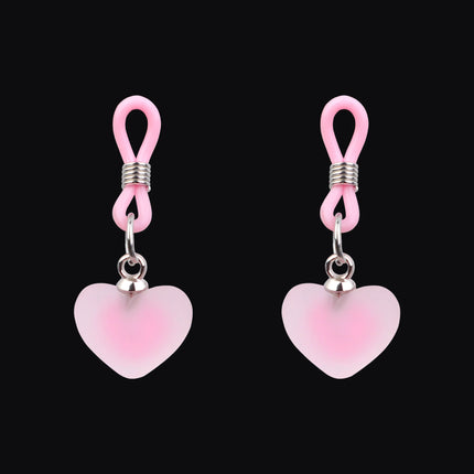 1 Pair Women Silicone Nipple Clamps Chest Clitoris Stimulation Small Bell Breast Clips Sex Toys For Women