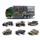 6 small 1 big cars 1