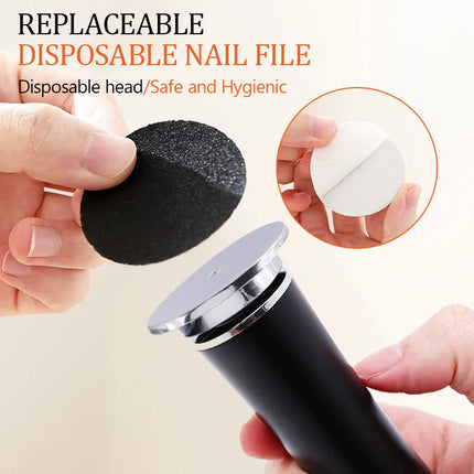 Electric File For Feet Pedicure Machine Dead Skin Remover Callus Foot Grinding Trimmer Rechargeable Foot Care Tool Scrubber New
